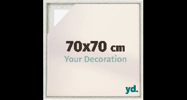 Your Decoration - Baklijst 70x70 cm - White Wash - Baklijst voor Canvas - MDF - Lyon