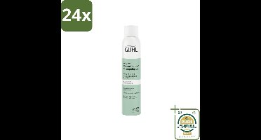 Guhl – Droogshampoo – Pure Frisheid 30 sec – 200 ml - Voordeelverpakking - 24 stuks - Schoon haar - Watermunt