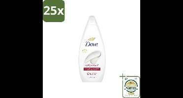 25 x Dove Douchecrème - Silky Velvet - 720 ml - Grootverpakking - Douchegel - Droge Huid - Silky Velvet - Zachte Reiniging - Dermatologisch Getest