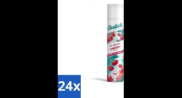 24 x Batiste - Cherry - Droogshampoo - Kersenbloesem Geur - Verfrist en Geeft Volume - 200ml - Droogshampoo - Cherry Geur - Haar Opfrissen - Volume Shampoo - Fris Haar