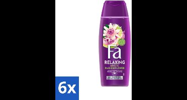 Fa – Douchegel – Mystic Moments Shea Butter & Passion Flower – 250 ml - Voordeelverpakking - 6 stuks