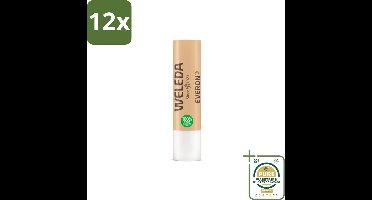WELEDA - Lippenbalsem Everon - Bescherming tegen kou & wind - SPF 4 - Voordeelverpakking - 12 stuks - Bescherming tegen kou - Bescherming tegen wind