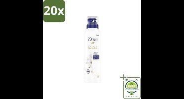 20 x Dove Shower Foam - Deeply Nourishing - Cotton Oil - 200 ml - Grootverpakking - Douchemousse - Dove - Katoenzaadolie - Hydraterende Douche - Zachte Huid