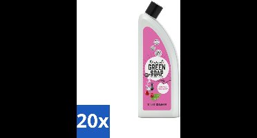 Marcel's Green Soap - Toiletreiniger - Patchouli & Cranberry - Krachtige frisheid - Bulkverpakking - 20 stuks