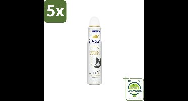 5 x Dove Deodorant Spray - Invisible Dry - 200 ml - Grootverpakking - Dove Deodorant - Antitranspirant - Onzichtbare Bescherming - 72 Uur Bescherming - Deodorant Spray