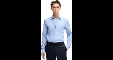Hugo Boss casual overhemd lichtblauw