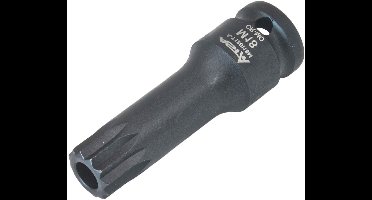 m18 twaalfkant spline dop uitwendig - 78 mm - 1/2 duims aansluiting - veeltanddop - meertanddop - spline bit - asta