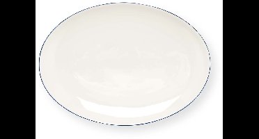 vtwonen Bord - Line - Dinerbord - Wit - 30cm