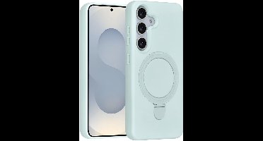 TUNIQ telefoonhoesje voor Samsung Galaxy S25 - MagSafe met ringstand - Mintgroen