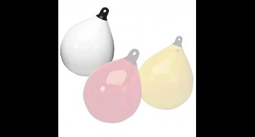 Plastimo Bolvormige Fender Met Zwart Oog Geel,Wit,Grijs 350 x 350 x 480 mm