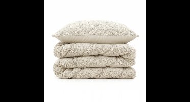 Sleeptime 2 in 1 Teddy Premium Dekbed zonder Overtrek - Dekbed Inclusief Slopen - 140 x 200 cm - Beige