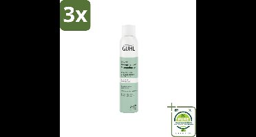 3 x Guhl – Droogshampoo – Pure Frisheid 30 sec – 200 ml - Grootverpakking - Droogshampoo - Fris Haar - Schoon Haar - Watermunt - Niacinamide