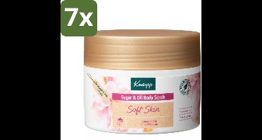 Kneipp - Body scrub - Sugar & Oil - Soft Skin - Voor droge en gevoelige huid - 220 g - Bulkverpakking - 7 stuks