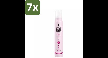 Taft - Haarmousse - Curl 3 - Gedefinieerde krullen - 200 ml - Bulkverpakking - 7 stuks