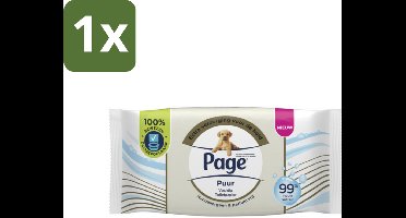 Page – Vochtig Toiletpapier – Puur – 38 doekjes - 1 stuk