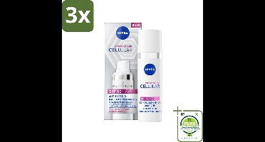 3 x Nivea - Cellular - Expert Filler SPF50+ Serum - Met Hyaluronzuur en SPF - 30 ml - Grootverpakking - NIVEA Cellular Expert - Anti-aging Serum - Zonbescherming - Hyaluronzuur - Rimpelvermindering