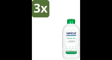 3 x Sanicur – Bad & Douchegel – Dermo Oil – 1000 ml - Koffie - Koffiezetapparaat - Koffiezetapparaat