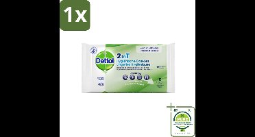 1 x Dettol - Reinigingsdoekjes - 2-in-1 Reiniging & Desinfectie - On the Go - 12 Doekjes - Hygiënische Doekjes - Reinigingsdoekjes - Desinfectiedoekjes - Antibacteriële Doekjes - Reistip