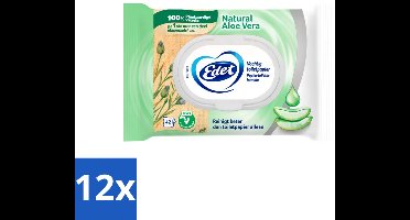 Edet – Vochtig Toiletpapier – Aloe Vera - Voordeelverpakking - 12 stuks