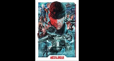 FaNaTtik Metal Gear Solid Art Print Montage Limited Edition 42 x 30 cm Poster & Wallscrolls