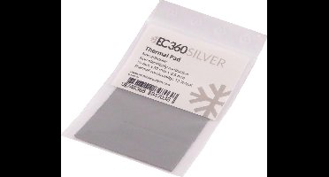 Thermische Koelpad Hoogwaardig 12W/mK Zilver (50x50x0.5mm) voor CPU/GPU