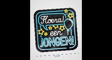 Neon Decoration Sign - Geboorte Jongen