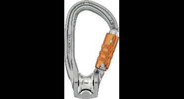 Petzl Rollclip Z - triact lock - grijs/oranje