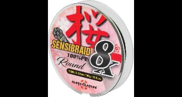 Sakura Sensibraid 8K - 150m - 0.15mm - 24.2Lbs - green