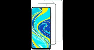 Geschikt voor Redmi Note 9S / Geschikt voor Redmi Note 9 Pro 2Pack Screen Protector/ tempered glass