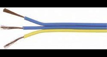 TRU COMPONENTS 1567055 Draad 3 x 0.14 mm² Blauw, Geel 25 m