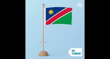 Tafelvlag Namibie 10x15cm | met standaard