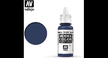 Vallejo Hobbyverf Acrylverf - 70938 Model Color Transparent Blue - Acryl Verf flesje - 17 ml