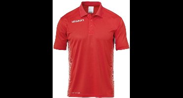 Uhlsport Score Polo Shirt Rood-Wit Maat 3XL