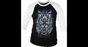 DC Comics Aquaman Raglan top -M- Atlantis Zwart/Wit