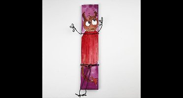 Lange canvassen met aquarel, wit, 20 stuk, 1 set