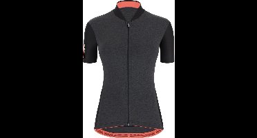 Santini Fietsshirt Korte mouwen Zwart Dames - Colore S/S Jersey For Women Black - XS