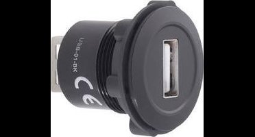 TRU COMPONENTS USB-01-BK USB-inbouwbus 2.0 Bus, inbouw USB-bus type A naar USB-bus type A Inhoud: 1 stuk(s)
