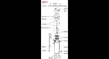 Eheim filterpot voor 2211