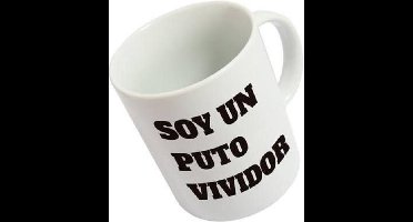 Fisura Mok Soy Un Puto Vividor 350 Ml Keramiek Wit
