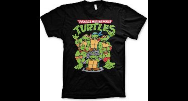 Teenage Mutant Ninja Turtles Group Heren T-shirt - zwart - M