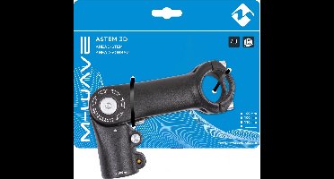 M-Wave Verstelbare stuurpen - 1 1/8 inch - 31.8 mm diameter - 90 mm lengte