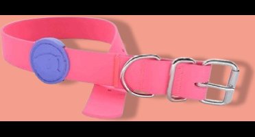 Morso - Halsband Hond Waterproof Gerecycled Passion Pink Roze