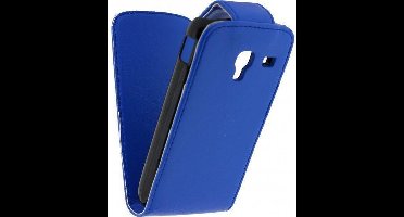 Xccess Leather Flip Case Samsung i8160 Ace2 Blue