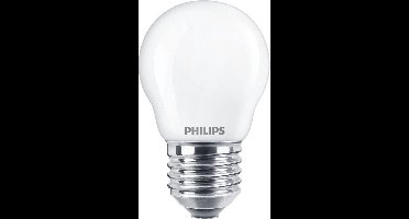 Philips E27 kogellamp lichtbron - Warm wit licht - 4.3W