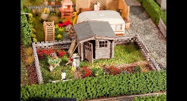 Faller Volkstuin met klein tuinhuisje