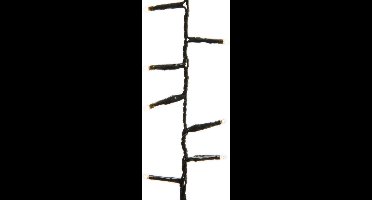 Feestverlichting buiten lichtsnoer knopjes 1500 warm wit LED 34m