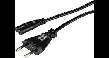 Hama Stroomsnoer euro 5m zwart