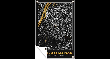 Tuindecoratie Rueil-Malmaison – Plattegrond – Frankrijk – Kaart – Stadskaart - 40x60 cm - Tuinposter - Tuindoek