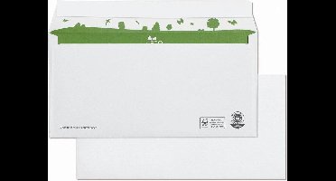 Bong enveloppen beECO, ft 110 x 220 mm, zonder venster, doos van 500 stuks