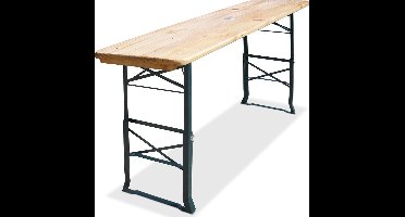 Deuba Houten Tafel – Vouwbaar & Hoogte Verstelbaar – 170x50x75cm Bruin